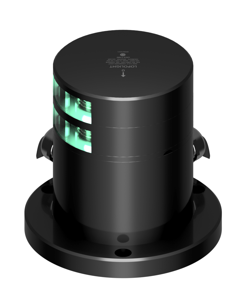 2nm 112,5° Green, starboard, double, black 2nm 112,5° Green, starboard, double, black